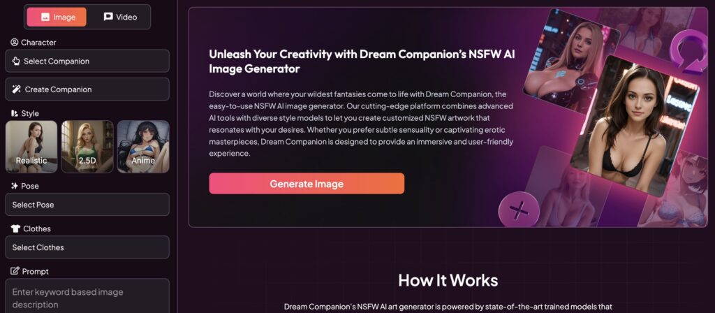 Dream Companion Review AI Girlfriend